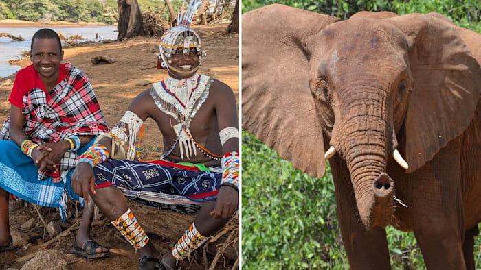 PHOTOS: Warriors saving lions in Kenya, PLUS an elephant encounter | Day 4
