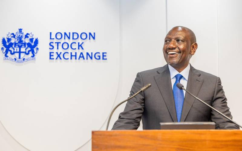 Ruto opens London Stock Exchange, unveils plan to sell Kenya Pipeline through IPO